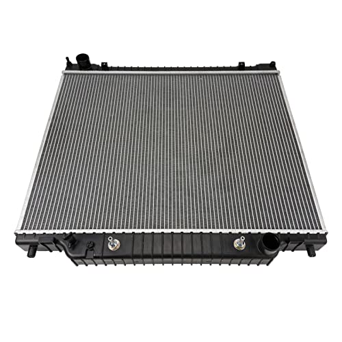 Torchbeam Core Radiator Compatible with E-150, E-250, E-150/E-250/E-350/E-450 Econoline/Club Wagon/Econoline Club Wagon/Super Duty, Econoline Super Duty (w/ 3/8 Transmission Oil Cooler Connections) - size: CU1995