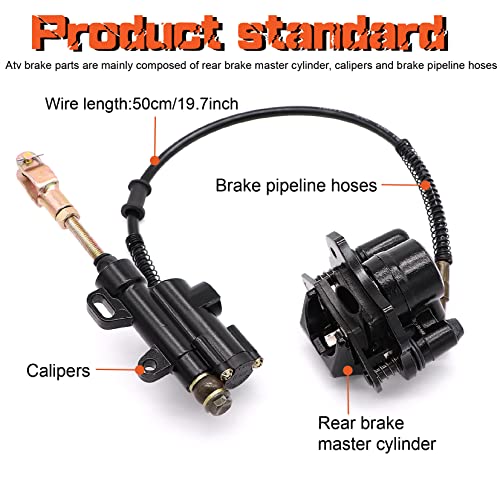 Rear Brake Master Cylinder Caliper for 50-125cc Chinese ATV,TaoTao Coolster