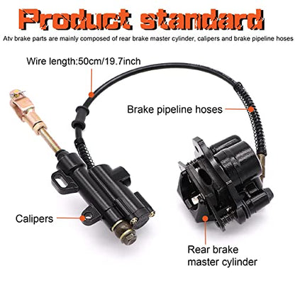 Rear Brake Master Cylinder Caliper for 50-125cc Chinese ATV,TaoTao Coolster