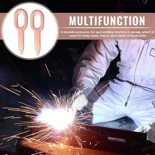 Yaocom 300 Pcs Dent Puller Rings Dent Pulling Straight Washer Spot Welder Dent Puller Metal Shrink Repair Tool for Auto Car Body Welding Panel Welder Machine Consumables