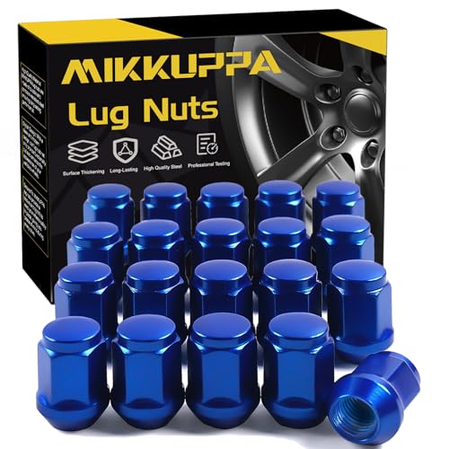 MIKKUPPA M12x1.5 Lug Nuts 20PCS, Replacement for Ford Aftermarket Wheels - color: Blue, size: M12x1.5
