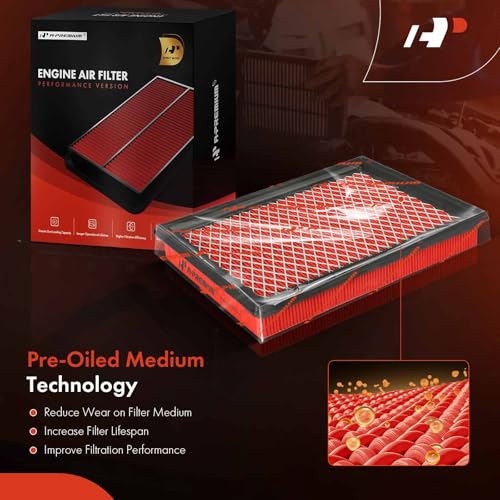 A-Premium High-performance Pre-oiled Engine Air Filter - style: Advanced Air Filter