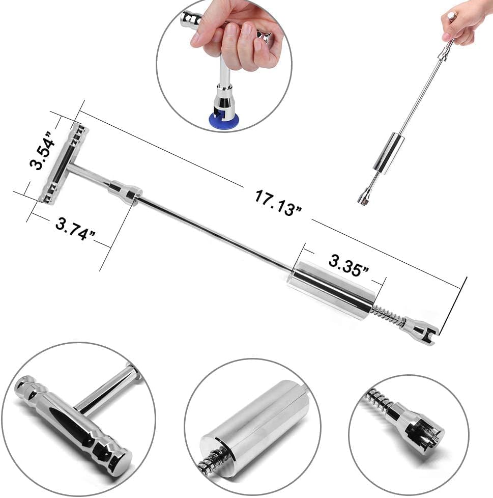 Manelord 46PCS Dent Puller- Car Dent Repair kit with Slide Hammer T-bar Dent Puller for Car Body Hail Dent Removal Dent Remover Automobile Body Repair
