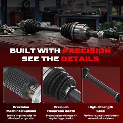 Betthand Front CV Axle Set Fit for 2006-2013 Honda Civic Auto L4 1.8L - size: 664232+664233