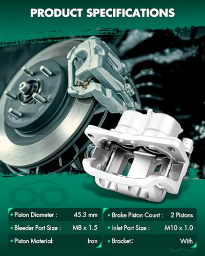 SCITOO 18B5026S Front Left Disc Brake Caliper w/Bracket - size: Front Driver[18B5026S]
