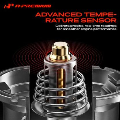 A-Premium Upgraded Aluminum Coolant Housing Water Outlet - style: Water Outlet