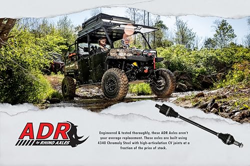 SuperATV ADR Front Axle for Polaris Ranger 1000/Crew