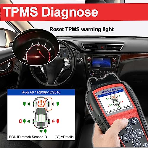 Autel MaxiTPMS TS508WF TPMS Programming Tool, WiFi Relearn & Reset