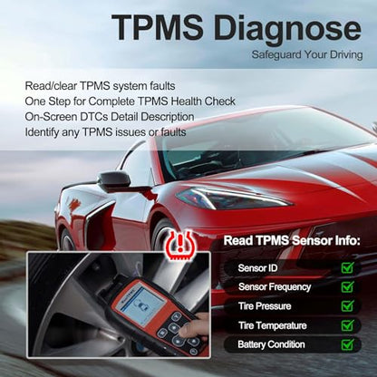 Autel MaxiTPMS TS508WF Kit TPMS Programming Tool with 8 pcs MX Sensors