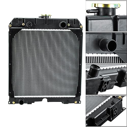 OE # 2485B275 Aluminium Radiator Replacement for Perkins 3.1524 D3.152, Aluminium Core Cooling Radiator - size: 2485B275