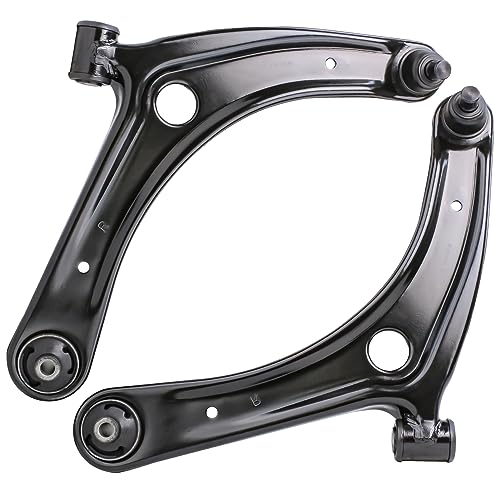 Detroit Axle - Front Steering Knuckles and Wheel Hub Bearings Lower Control - size: 4CU47797/4PC