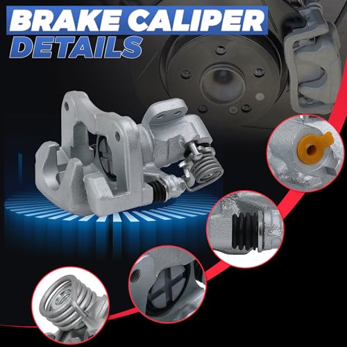 19B3298 19B3299 Rear Disc Brake Calipers Compatible with 2006-2015 Civic - size: Rear 19B3298+19B3299