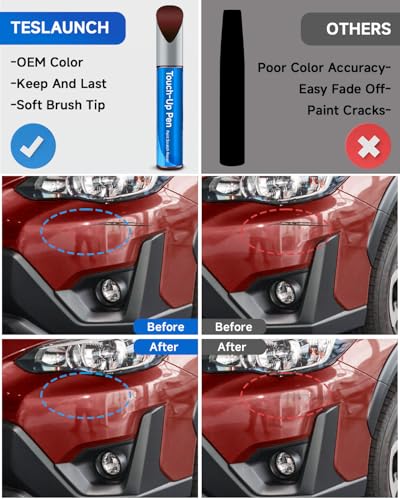 M1Y Crimson Red Pearl Compatible with Subaru Exact Match Touch Up Paint Car Scratch Repair - color: Crimson Red Pearl(M1Y) compatible with Ascent-models/Forester-models/Impreza/Legacy-models/Outback