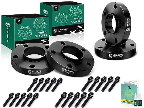 YHTAUTO 5x120 Hub Centric Wheel Spacers 1 Inch for BMW - size: 1 Inch Thickness, style: 4 PCS