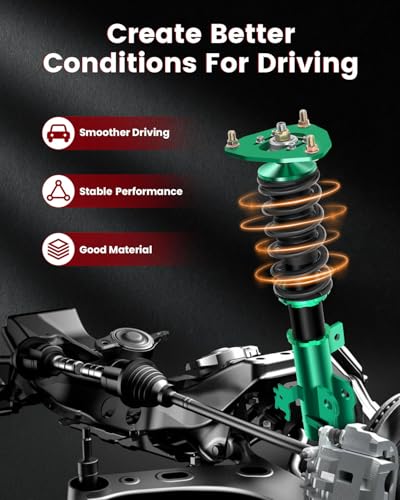 cciyu Coilover Suspension Shock Absorbers fit 2016 for Scion tC
