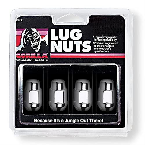 Gorilla Automotive 41177B Acorn Bulge Seat Lug Nuts (7/16" Thread Size) - size: 7/16-20 Acorn Bulge Closed End 4 Lugs