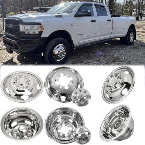 4pcs 17inch Dually Bolt On Wheel Simulators Fit for 2003-2018 Ram 3500 - size: 17"#3