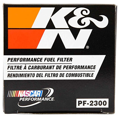 K&N Gasoline Fuel Filter: High Performance Fuel Filter, Premium Engine Protection, Compatible with 1982-2013 Ford, Lincoln, Mercury, Mazda Fuel Injected Gasoline Engines, PF-2300
