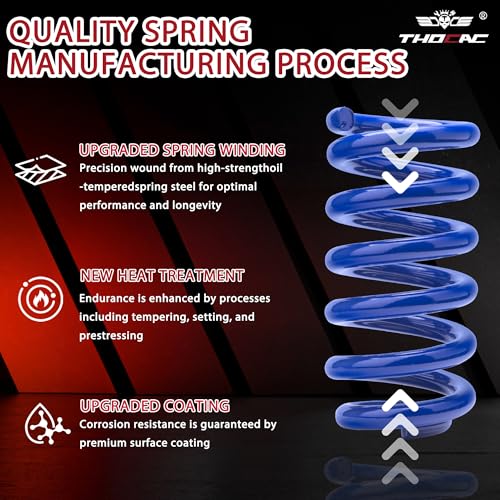 3" Front Lowering Springs Kit, Drop Coils Compatible with 1988-1998 Chevrolet Silverado C1500, GMC Sierra C1500 2WD Only (Blue) - color: blue, size: 1988-1998 C1500