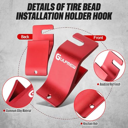 Tire Bead Holder, Rim Shield Protector and Valve Core Remover Kit