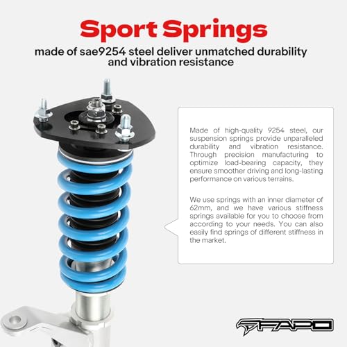 FAPO Coilover for Honda Civic 2001-2005 EM ES EP3 Including SI - size: 2001-2005