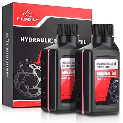 CHUMXINY Mineral Oi, 300ML Mineral Oil Brake Fluid for Shimano, Tektro and TRP Series Hydraulic Disc Brakes