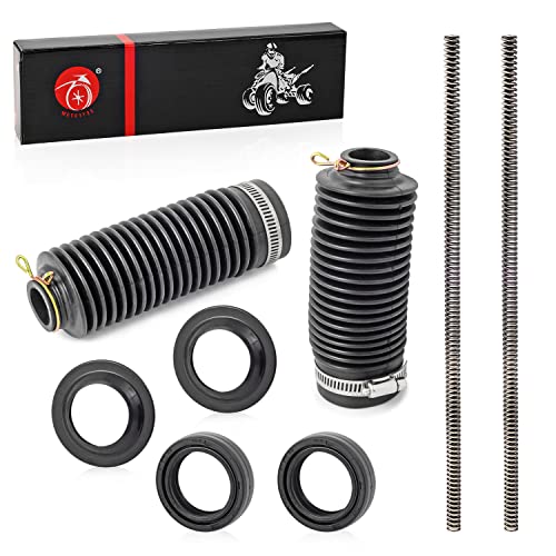 Heavy Duty Fork Springs & Seal For HONDA 1985-2013 XR100R CRF100F FRONT Fork Dust Seal Kit & FORK BOOT