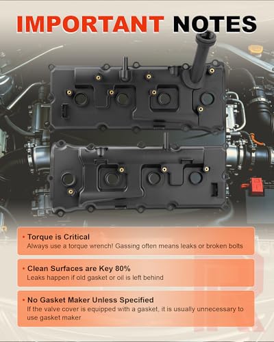 Engine Valve Cover w/Gasket, Bolts, Oil Cap for Select Ni-ssan 5.6L Models - size: 13264-ZE01A, 13264-ZE00A
