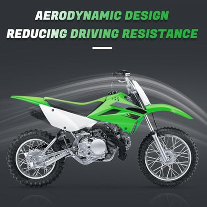 CHANGCHENG Dirt Bike Plastic Fender Kits for KLX 110/KLX 110L 2010-2026 - color: Green, size: Complete Fender Kit
