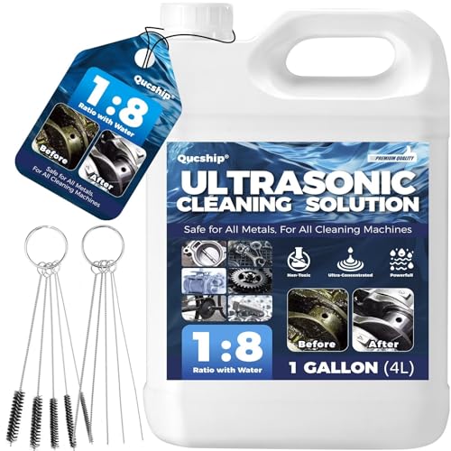 Ultrasonic Carburetor Cleaner for Engine Parts, Makes 9 Gallons, 128 oz - size: 128 Fl Oz (Pack of 1)