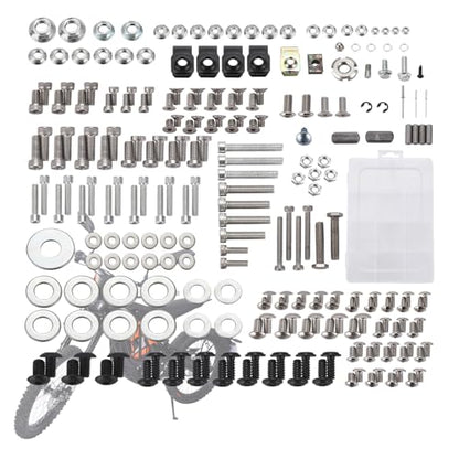 Light Bee Motorcycle Full Body Screws Fairing Bolts Kit Body Screws Nuts for Light Bee Sur-Ron Sur Ron S X260 X160 X260 X160 Electric Bike