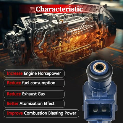 FJ438 Fuel Injector Replace#822-11138,1F2213250,0280156029-6PCS - size: FJ438(6PC)
