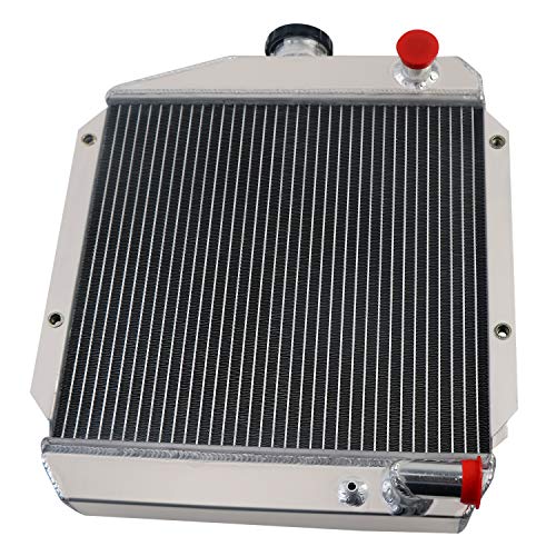 ALLOYWORKS 119621-44500 Tractor Radiator for Yanmar 3TNE74 Diesel Lightweight Aluminum 3 Row Core