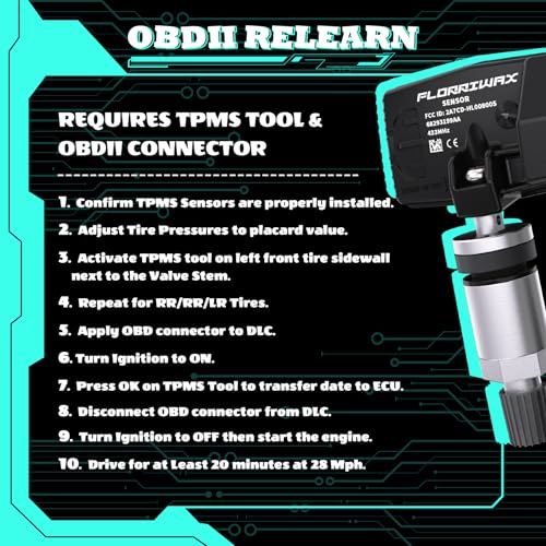 TPMS Sensor 433MHz Tire Pressure Monitoring Sensor for RAM Jeep - size: 68293199AA