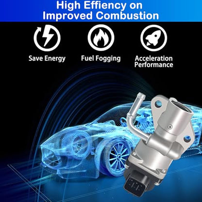 EGV1025 Exhaust Gas Recirculation EGR Valve Compatible with Ford Escape 2005-2008 2013-2019, for Mazda 3/6 2005-2012, for Mercury Mariner 2005-2011 EGR Replacement