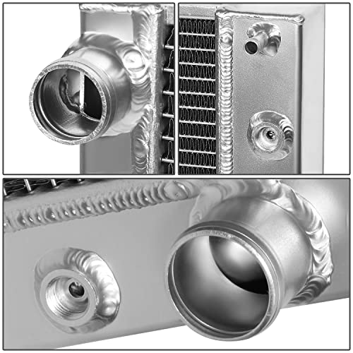DNA Motoring RA-CCV889-3 3-Row Full Aluminum Radiator Compatible with 91-96 Corvette V8 MT,23.50 x 18.00 x 2.13,1.50"Inlet/ 1.625"Outlet - style: 91-96 Corvette V8 MT