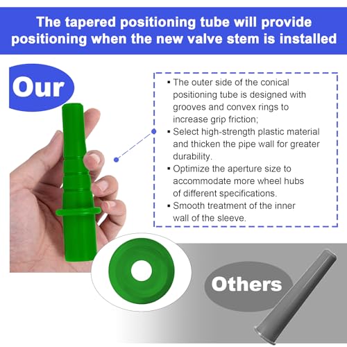 Richcat 51025 Quick Tire Valve Change Tool for Cars,Tire Valve Stem Core Quickly Replacement Tool Kit,Perfect Tool for Replacing Leaky Valves in Cars,ATVs,Trucks, etc.with TR413/TR414/TR418 - size: Set B