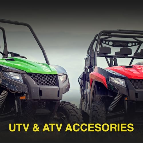 ATV Tek Arch Series Storage Bag – Heavy Duty Waterproof ATV Storage Bag with Steel Frame, 4000cu Cargo Capacity and Padded Bottom Seat & Backrest for Passenger - color: Black