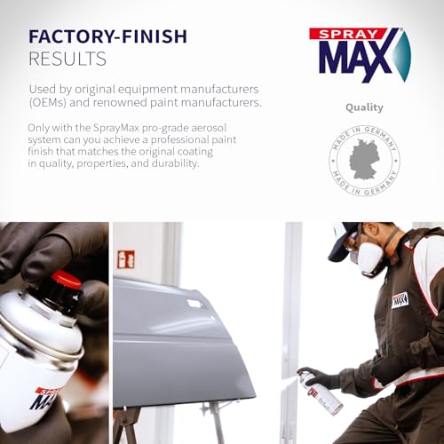 SprayMax 1K 3 in 1 Primer Gray | All-in-One Primer | Automotive Spray Paint - color: Gray