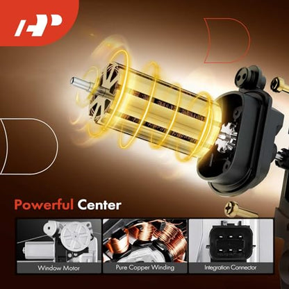 A-Premium Front Driver Side Power Window Regulator with Motor Assembly - style: Front Driver Side (LH)
