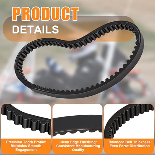 Podoy 203589/5959 Go Kart Drive Belt for 30 Series Go Kart 5-7 HP Engines