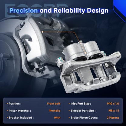 ECCPP 18B5026A Front Left Disc Brake Caliper Assembly - size: Front Left[18B5026A]