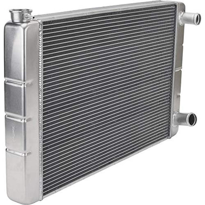 Speedway Motors Chevrolet SBC/BBC Universal Lightweight Aluminum Radiator, 24 Inch Width, Premium Performance with Maximum Cooling, Easy Installation to any Build - size: 24 Inch