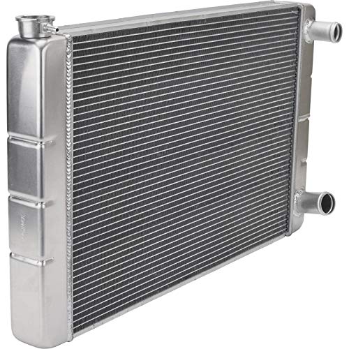 Speedway Motors Chevrolet SBC/BBC Universal Lightweight Aluminum Radiator, 24 Inch Width, Premium Performance with Maximum Cooling, Easy Installation to any Build - size: 24 Inch