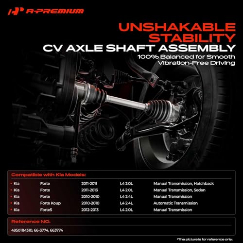 A-Premium Front Left Driver Side CV Axle Shaft Assembly