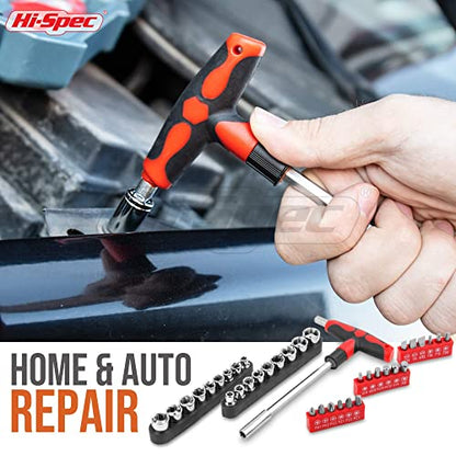 Hi-Spec Home and Garage Tool Kit Household and Auto Repair Tools Pliers - size: SAE and Metric_73 PCS