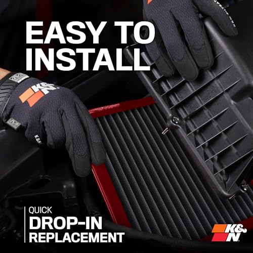 K&N Dryflow Lifetime Engine Air Filter: High Performance, Dry Synthetic, Washable, Premium, Replacement Filter: Compatible with 2013-2019 Dodge Ram Truck L6 DSL/V8 FI (2500, 3500, 4500, 5500), SA-5005