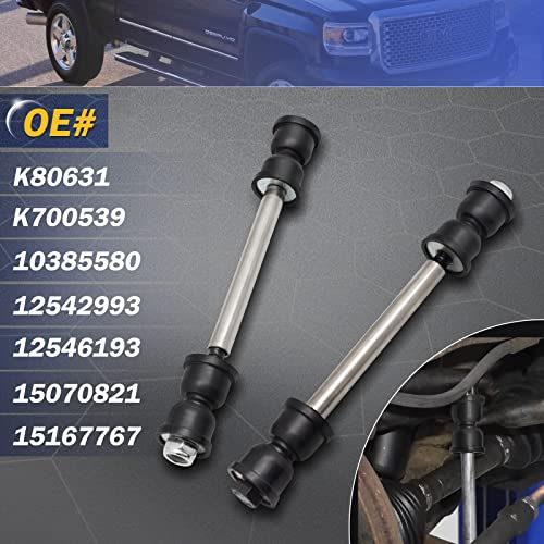 K80631 Front Stabilizer Sway Bar End Links for Chevy GMC Cadillac K700539 - size: K80631