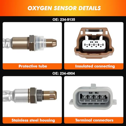 Oxygen Sensor Fit for Nissan Sentra 2013-2018 1.8L L4 - size: 234-9135 234-4904