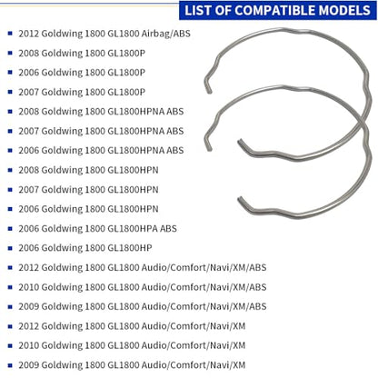Premium Fork Bushing Seal Rebuild Kit for 2001-2012 Goldwing 1800 GL1800 OEM# 5149-MCA-003 51447-KZ3-003 51414-MCA-003 Enhanced Performance